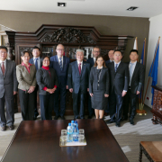 Delegation of Ocean University of China from Qingdao at the University of Gdańsk